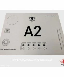 Ozzie Collectables All Board Games Redgrass Painting Mat A2- Cut Resistant