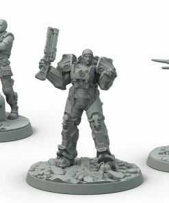 Fallout Wasteland Warfare Brotherhood Of Steel Knight Captain Cade Paladin Danse All Board Games