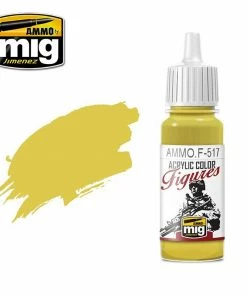 Ozzie Collectables All Board Games Ammo By MIG Figures Paints Pale Gold Yellow 17ml