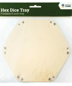 Ozzie Collectables LPG Hex Dice Tray 8" Yellow All Board Games