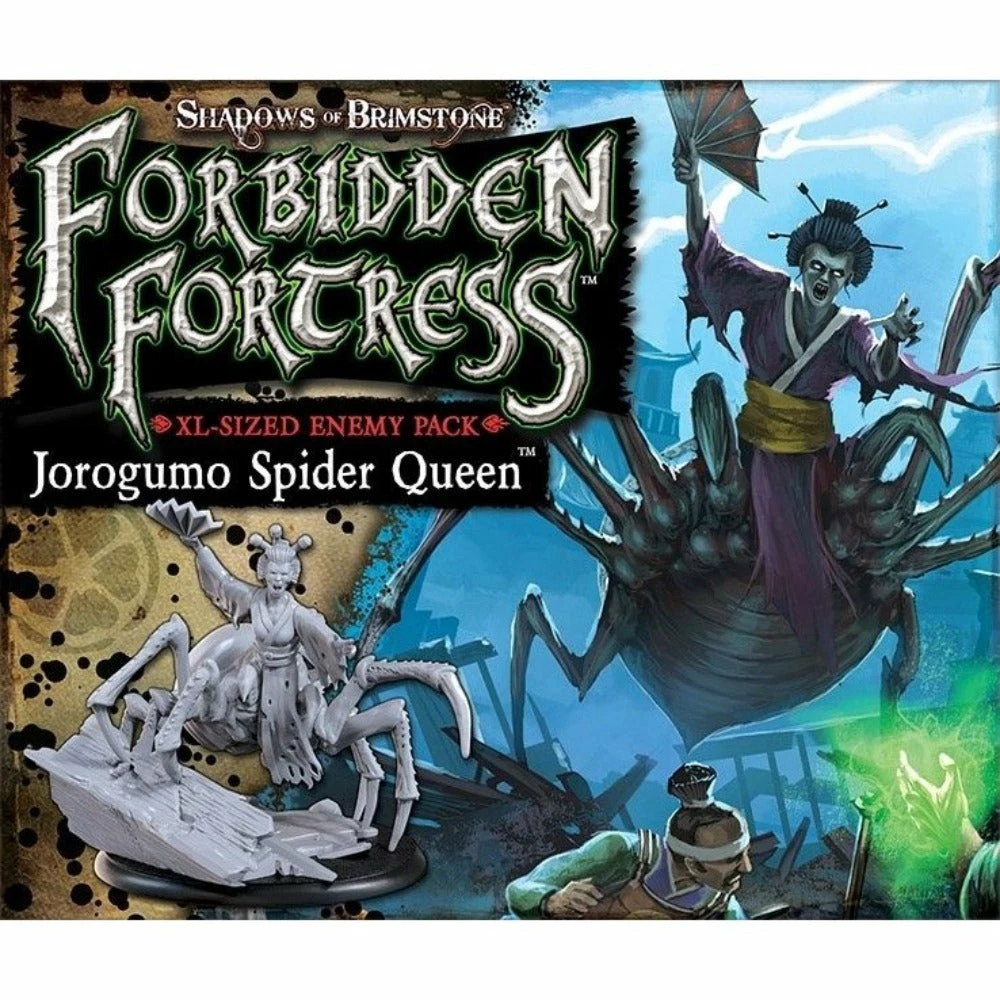 Ozzie Collectables All Board Games Shadows Of Brimstone Forbidden Fortress Jorogumo Spider Queen XL Enemy Pack 2 Ozzie Collectables All Board Games Shadows Of Brimstone Forbidden Fortress Jorogumo Spider Queen XL Enemy Pack