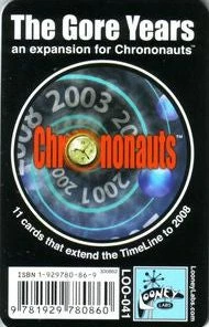 Chrononauts The Gore Years All Board Games