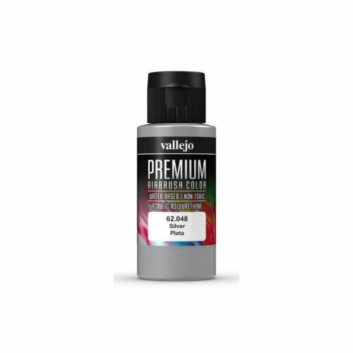 Ozzie Collectables Vallejo Premium Colour - Silver 60 Ml 1 Ozzie Collectables Vallejo Premium Colour - Silver 60 Ml