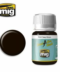 Ozzie Collectables Ammo By MIG Panel Line Wash Deep Brown 35ml