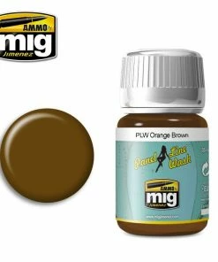 Ozzie Collectables Ammo By MIG Panel Line Wash Orange Brown 35ml
