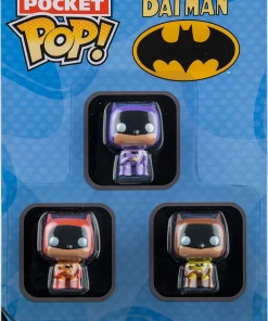 Funko POP! Vinyls Batman (comics) - Brown, Purple & Orange US Exclusive Pocket Pop! 3 Pack