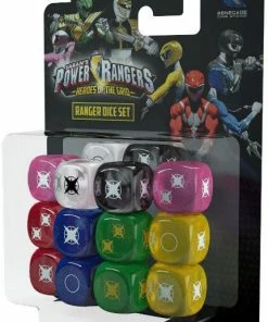 Renegade Game Studios Power Rangers Heroes Of The Grid - Ranger Dice Set Dice Sets
