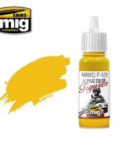 Ozzie Collectables All Board Games Ammo By MIG Figures Paints Pure Yellow 17ml