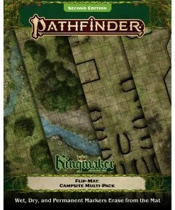Pathfinder Accessories Flip-Mat: Kingmaker Adventure Path Campsite Multi-Pack All Board Games
