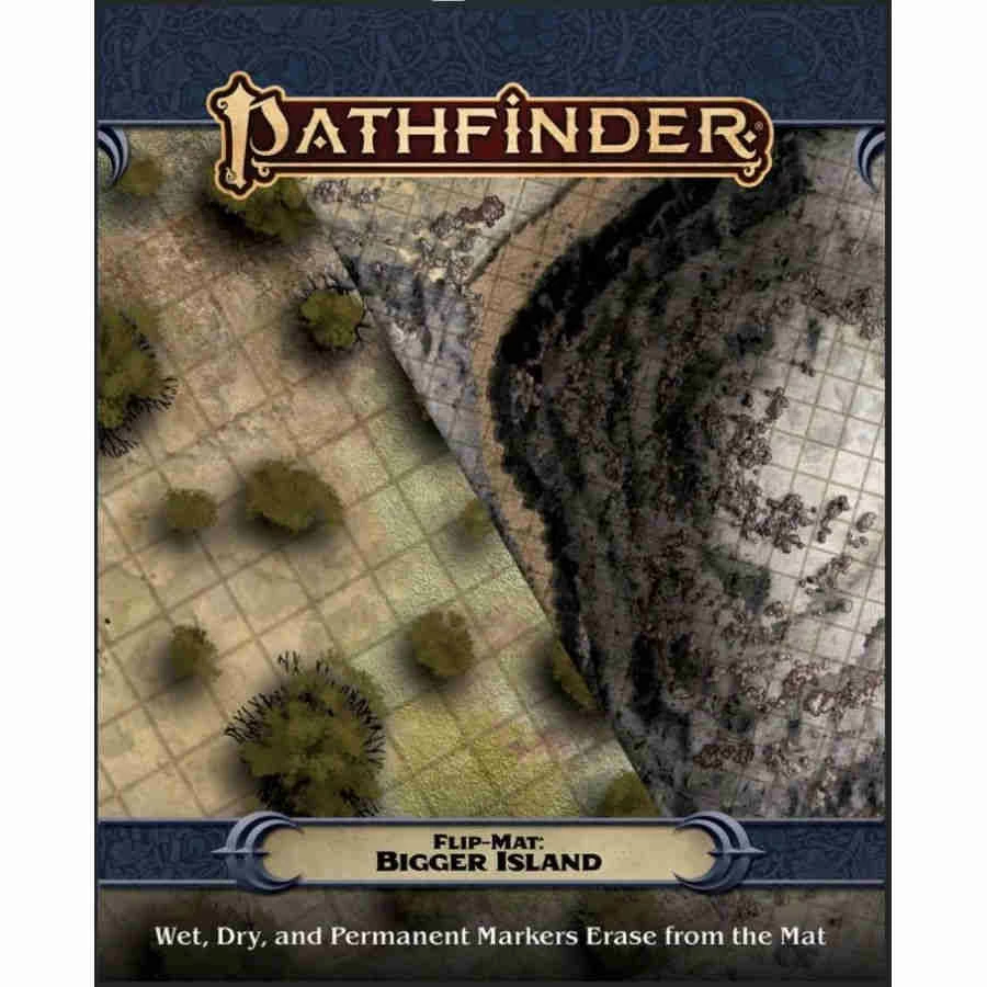 Pathfinder Accessories Flip-Mat: Bigger Island All Board Games 1 Pathfinder Accessories Flip-Mat: Bigger Island All Board Games