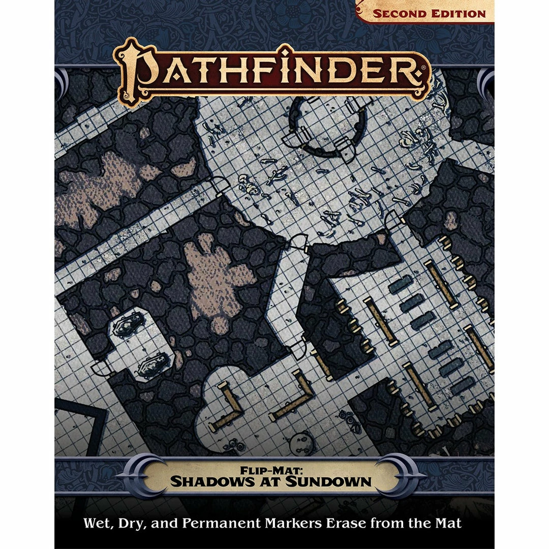 Pathfinder Accessories Flip-Mat: Shadows At Sundown 1 Pathfinder Accessories Flip-Mat: Shadows At Sundown