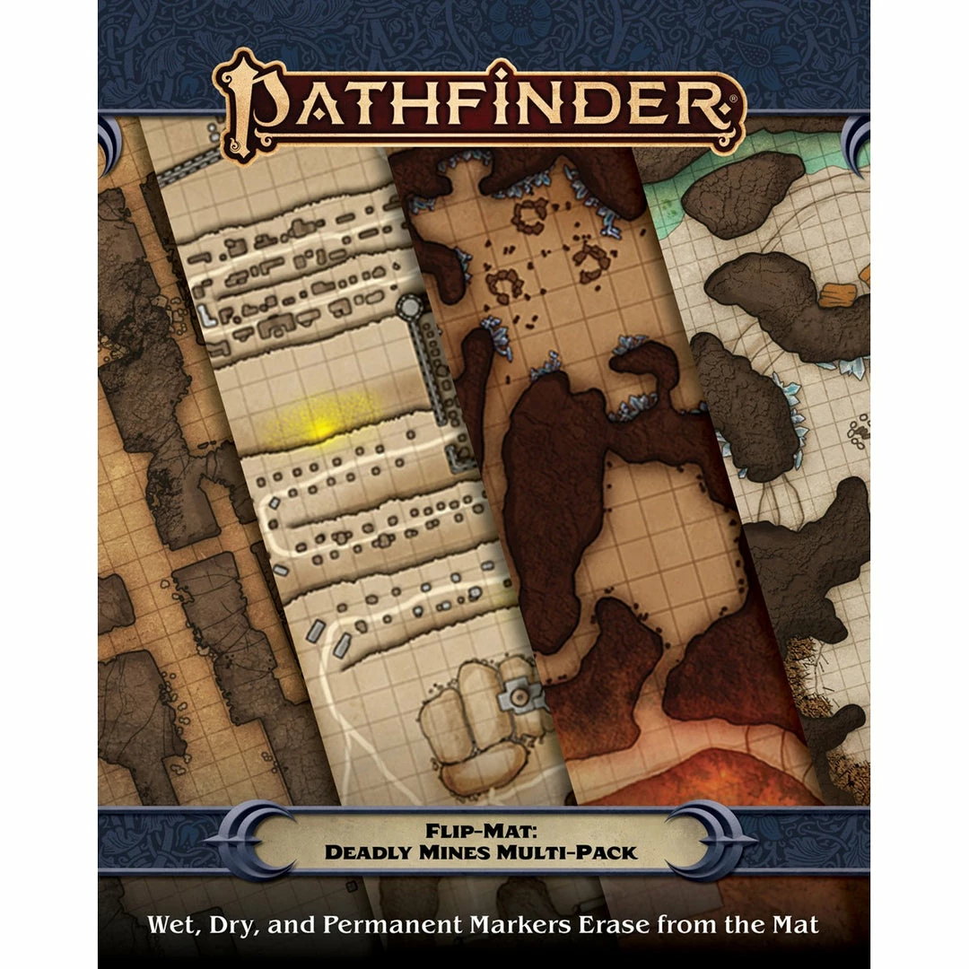 Pathfinder Second Edition Flip-Mat: Deadly Mines Multi-Pack 1 Pathfinder Second Edition Flip-Mat: Deadly Mines Multi-Pack