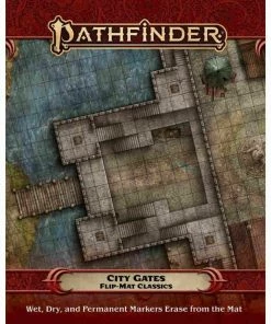 Pathfinder Accessories Flip-Mat Classics: Slum Quarter All Board Games