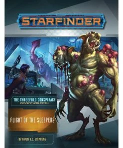 Pathfinder Second Edition Starfinder RPG Adventure Path The Threefold Conspiracy #2 Flight Of The Sleepers All Board Games