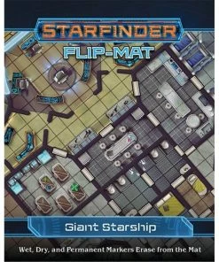 All Board Games Starfinder RPG Fllip Mat Giant Starship