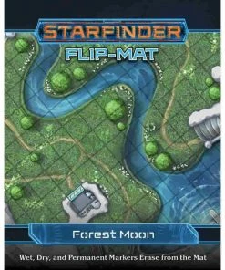 Pathfinder Starfinder RPG Flip Mat Forest Moon All Board Games