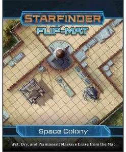 Pathfinder Starfinder RPG Flip Mat Space Colony All Board Games