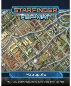Starfinder RPG Flip Mat Metropolis All Board Games