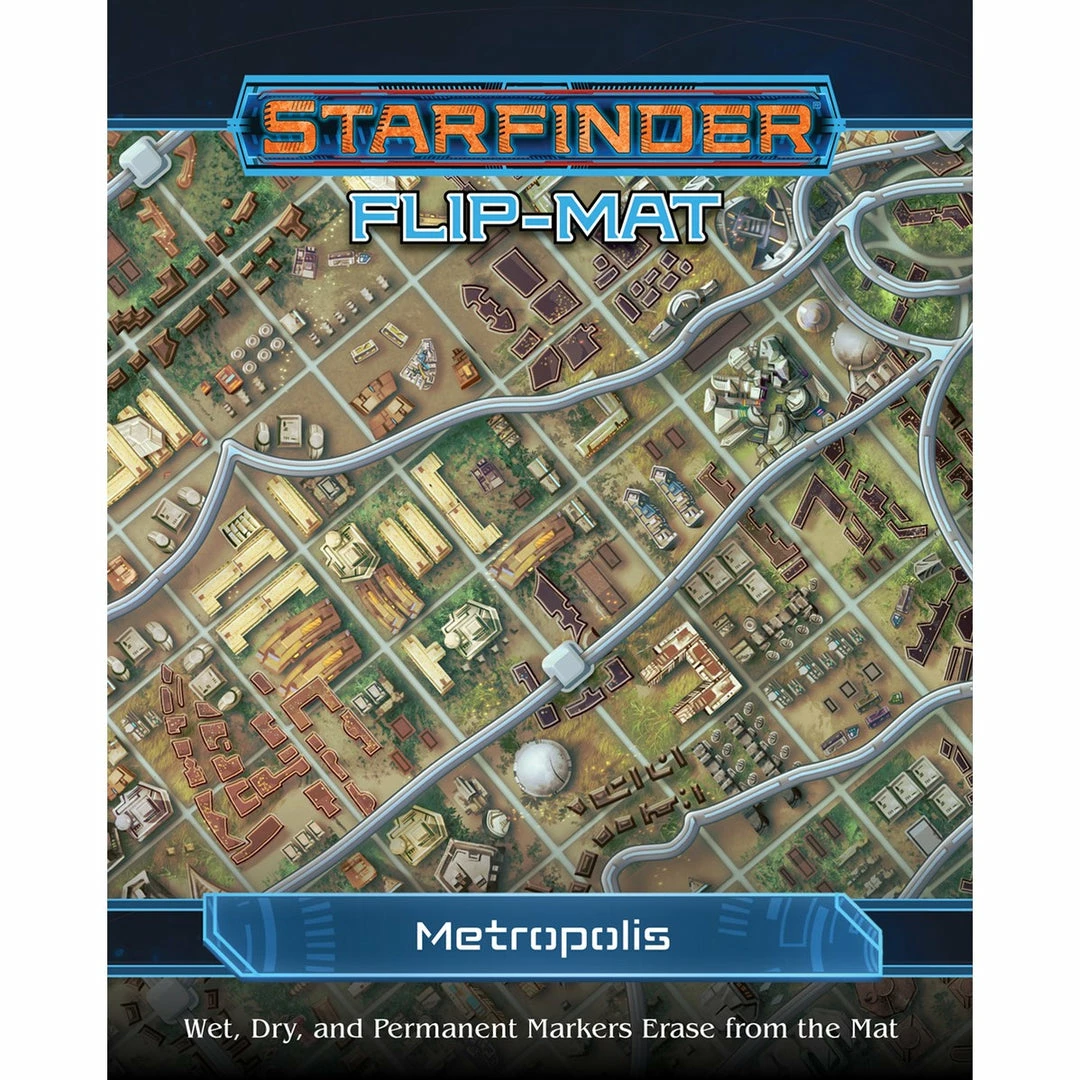 Starfinder RPG Flip Mat Metropolis All Board Games 1 Starfinder RPG Flip Mat Metropolis All Board Games