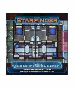 Starfinder RPG Flip Tiles Space Station Emergency Expansion All Board Games