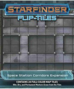 Pathfinder Starfinder RPG Flip Tiles: Space Station Corridors Expansion All Board Games