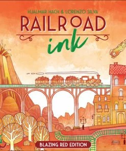 Ozzie Collectables All Board Games Railroad Ink Blazing Red Edition