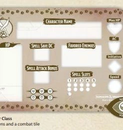 Dungeons & Dragons D&D Class Token Set Ranger
