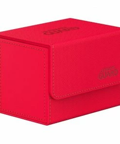 Ozzie Collectables Ultimate Guard Sidewinder 80+ Xenoskin Monocolor Red Deck Box