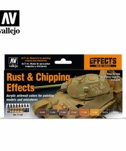 Ozzie Collectables Vallejo Model Air - Effects 8 Colour Set Rust & Chipping Effects 17ml