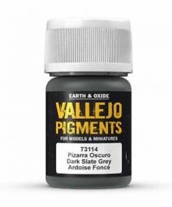 Ozzie Collectables All Board Games Vallejo Pigments - Dark Slate Grey 30 Ml