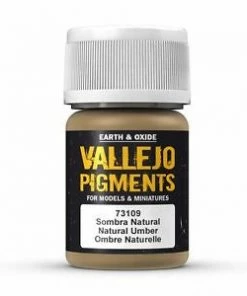 Ozzie Collectables Vallejo Pigments - Natural Umber 30 Ml