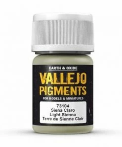 Ozzie Collectables All Board Games Vallejo Pigments - Light Sienna 30 Ml