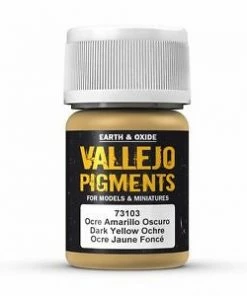 Ozzie Collectables Vallejo Pigments - Dark Yellow Ochre 30 Ml