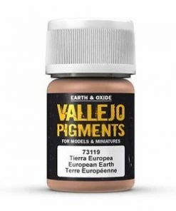 Ozzie Collectables Vallejo Pigments - European Earth 30 Ml All Board Games