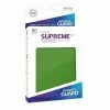 Ozzie Collectables Ultimate Guard Supreme Sleeves Standard Size Matte Green (80)