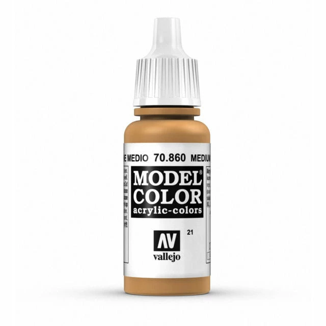 Ozzie Collectables Vallejo Model Colour - Medium Fleshtone 17 Ml All Board Games 1 Ozzie Collectables Vallejo Model Colour - Medium Fleshtone 17 Ml All Board Games