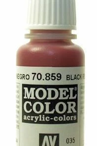 Ozzie Collectables All Board Games Vallejo Model Colour - Black Red 17 Ml