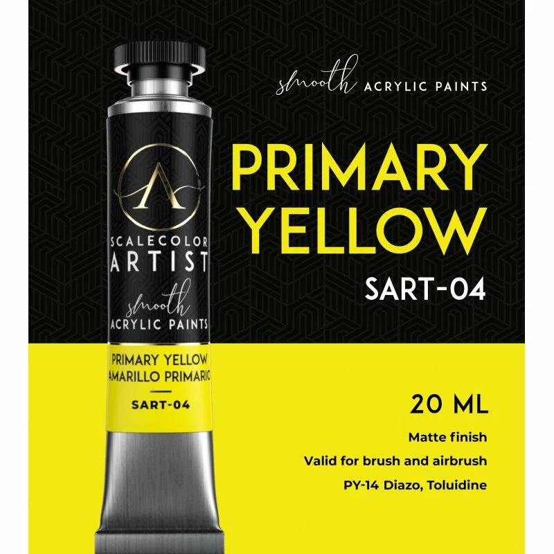 Ozzie Collectables Scale 75 Scalecolor Artist Primary Yellow 20ml 1 Ozzie Collectables Scale 75 Scalecolor Artist Primary Yellow 20ml