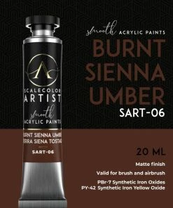 Ozzie Collectables All Board Games Scale 75 Scalecolor Artist Burnt Sienna Umber 20ml