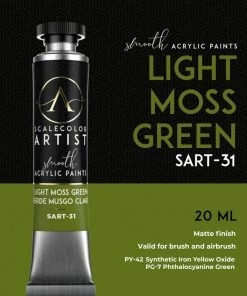 Ozzie Collectables All Board Games Scale 75 Scalecolor Artist Light Moss Green 20ml