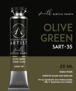 Ozzie Collectables All Board Games Scale 75 Scalecolor Artist Olive Green 20ml