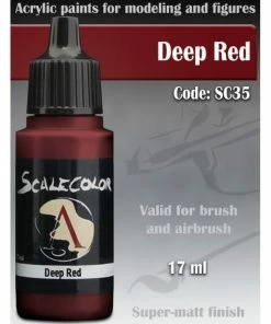 Ozzie Collectables Scale 75 Scalecolor Deep Red 17ml All Board Games