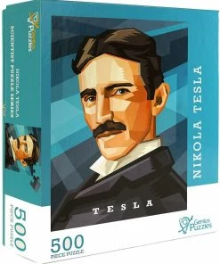 Ozzie Collectables Scientist Jigsaw Puzzle Series Nikola Tesla All Board Games