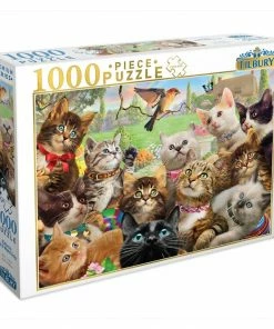 Ozzie Collectables All Board Games Tilbury Kittens Bird Watching Puzzle 1000pc