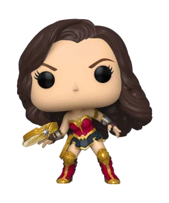 Funko Wonder Woman: 1984 - Wonder Woman With Tiara Boomerang ECCC 2021 Spring Convention Exclusive Metallic Pop! Vinyl