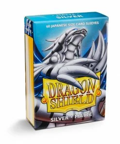 Ozzie Collectables Sleeves - Dragon Shield Japanese - Box 60 - Silver Matte All Board Games