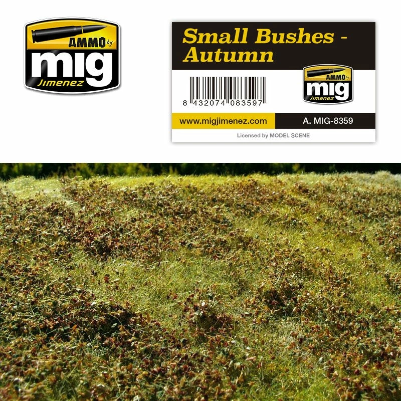 Ozzie Collectables Ammo By MIG Dioramas - Grass Mats - Small Bushes - Autumn All Board Games 1 Ozzie Collectables Ammo By MIG Dioramas - Grass Mats - Small Bushes - Autumn All Board Games