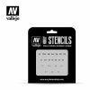 Ozzie Collectables Vallejo Stencils -AFV Markings - Soviet Numbers WWII