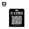 Ozzie Collectables Vallejo Stencils - Camouflages - Pixelated Modern Camo All Board Games