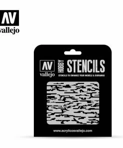 Ozzie Collectables Vallejo Stencils - Camouflages - Pixelated Modern Camo All Board Games